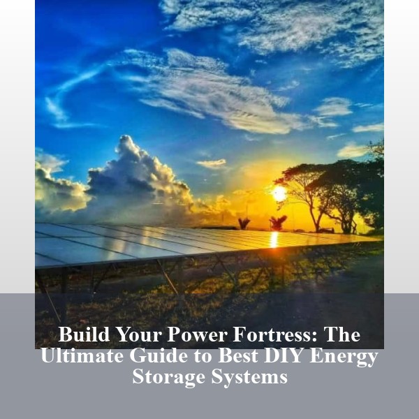 Build Your Power Fortress: The Ultimate Guide to Best DIY Energy Storage Systems